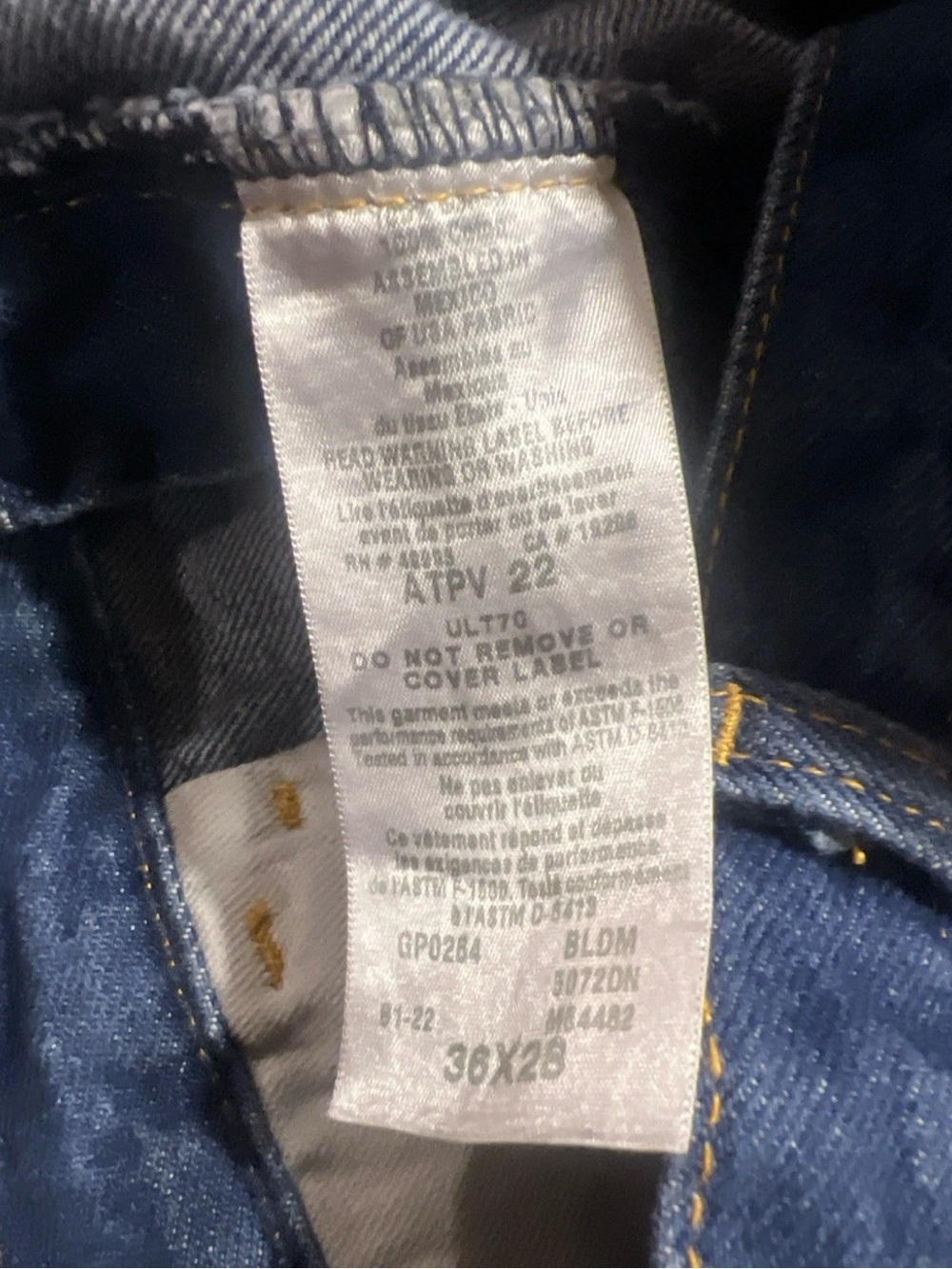 SteelGuard NFPA 2112 FR Men’s Blue Denim CAT 2 36x28 lot of 2 - Picture 12 of 12
